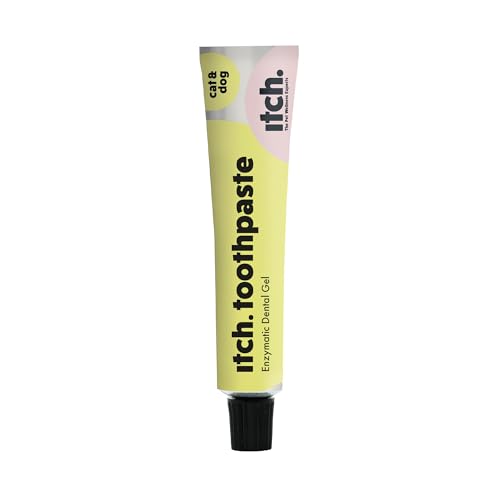 Itch Enzymatic Dental Toothpaste for Dogs & Cats - Prevents Tartar, Stinky Breath and Plaque - Protects Gums - 30g