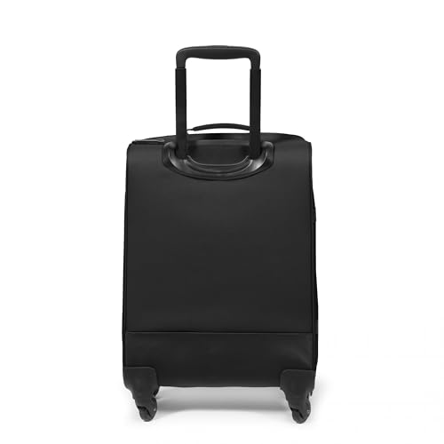 Image of EASTPAK TRANS4 S - 44L Small Cabin Wheeled Luggage, Two Compartments, TSA Lock, 360 Spinner Wheels, and Telescopic Handle, Black