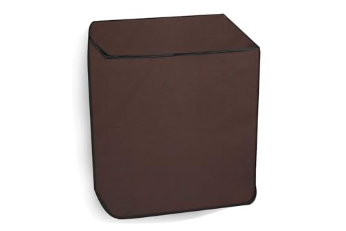 Image of DREAM FASHION Semi-Automatic Washing Machine Cover (10 Kg) Semi-Automatic Machine -Coffee