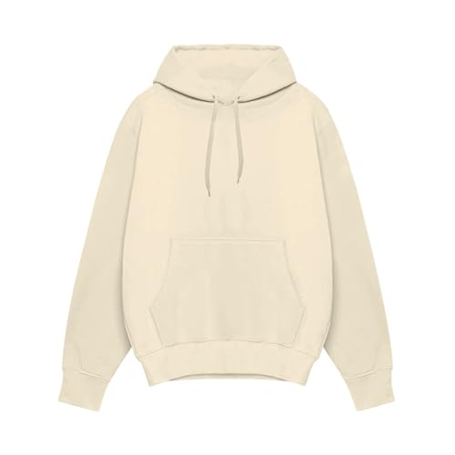 Ymosrh Men's Casual Hoodies Long Sleeve Solid Color Sports Gym Training Hooded Sweatshirts with Pocket, S-3XL