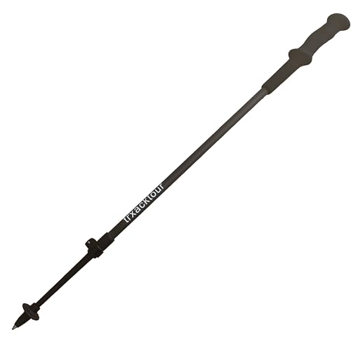 Trxacktour Trekking Pole Lightweight with Extended Down Grip Carbon Fiber Two-Section Telescopic Adjustment