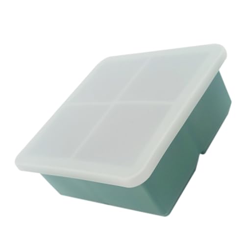 Molde para cubos de hielo de silicona con tapa miniatura 1