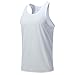 Aniywn Wide Strap Tank Top Men Lightweight Running Vest Casual Fashion Outdoor Sleeveless Crew Neck Athletic Shirts Gym Tanks