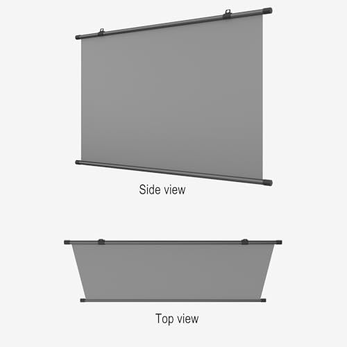 Pantalla Manual Retráctil para Proyector 60''/72'' miniatura 5