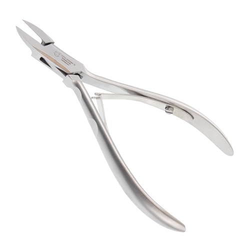 Otto Herder Eckenzange schmal, Nagelzange für Fußnägel, Nageleckenzange 13cm aus rostfreiem Edelstahl, mit Feder und besonders feiner Spitze Otto Herder Eckenzange schmal, Nagelzange für Fußnägel, Nageleckenzange 13cm aus rostfreiem Edelstahl, mit Feder und besonders feiner Spitze