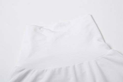 OThread & Co. Women's Sleeveless Turtleneck T-Shirt Basic Stretch Layer Comfy High Neck Tank Top