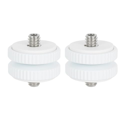 Image of 2Pcs High Strength 1 / 4Inch-20 Male to 1 / 4Inch-20 Male Thread Adapter for Lighting Stand Tripod Video Equipment Photography Accessory