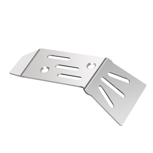 Image of Stainless Steel Front & Rear Skid Plate Bottom Chassis Armor Cover Upgrade Parts for 1 /18 Arrma Granite Grom Typhon Grom Mega 380