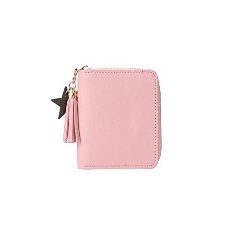 Womens wallet Version Mini Purse Ladies Short Zipper Cute Coin Purse Student Tassel Short Female Card Holder Money Bags