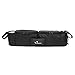StrollAir - Universal Best Double Parent Stroller Organizer Caddy Insulated Cup Holder Console side-by-side Mountain Buggy TWIN WAY Bob Duallie Baby Jogger City Mini GT – Black