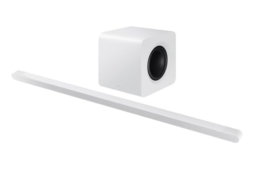 Image of Samsung QN65LS03FWFXZA 65 Inch The Frame Wireless 4K Neo QLED TV with a HW-S801D 3.1.2Ch Soundbar and Subwoofer with Wireless Dolby Atmos (2025)