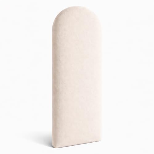 Angelo - Paneles de pared 3D Cama - Cojines tapizados - Paneles acolchados - Crema 60x30 - Tapicería - Techo - Valla
