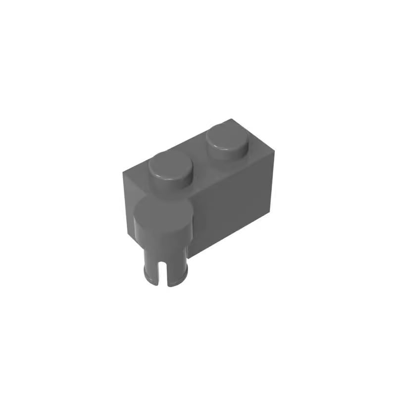 Gobricks 3830 Hinge Hinge Brick 1x4 [Upper] 50 Pieces GDS-810 Compatible with Lego Building Blocks Color:Dark Bluish Gray — image 1