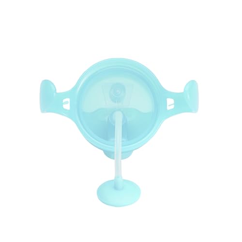 Munchkin Click Lock Weighted Straw Cup, 7 Ounce, 2 Pack, Blue/Green