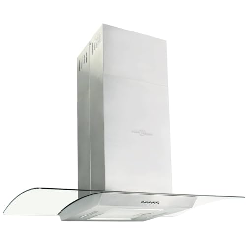 vidaXL Campana Extractora de Techo 90cm Acero Inoxidable 756m³/h LED Cocina