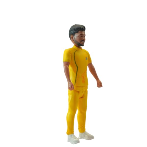 Image of Action Figure, IPL Edition 360 Rotatable Head, Cricket Player for Fans & Collectors (7 Inch Sanju Samson CSK)