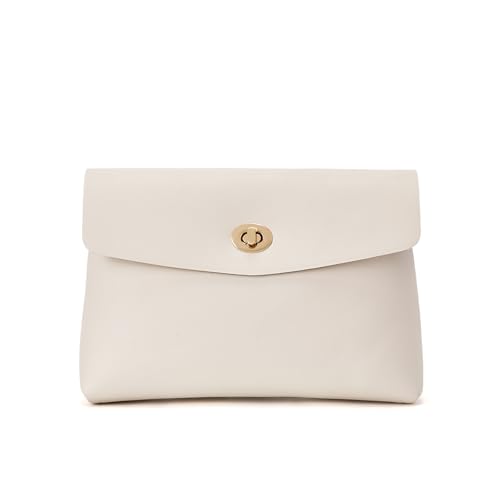 HiTotes Makeup Bag Travel Makeup Pouch for Women Small Cosmetic Pouch PU Leather Pouch Bag Clutch Purse