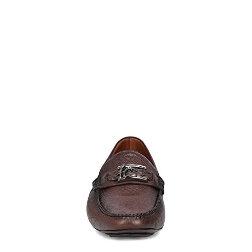 FRANCO CUADRA Men's Driver in Genuine Ostrich Leather 40VVNTS Brown3