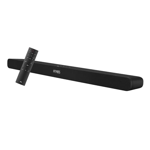 Image of TCL TS8111 2.1 CH Dolby Atmos Sound bar with Dual Built-in Subwoofers, Supporting Bluetooth, HDMI(ARC), Coaxial Input, AUX, USB & Remote Control (Black)
