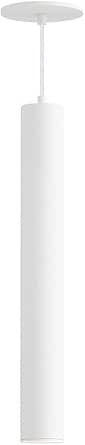 Maxim Lighting 86438WT Calibro - 7W 1 LED Outdoor Pendant-20 Inches Tall and 2.5 Inches Wide, Finish Color: White