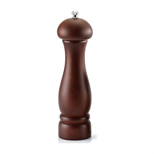 LZTDSBX Molinillo de Pimienta de Madera con núcleo de cerámica Ajustable, Molinillo de Especias Manual for Sal de Cocina y(A)