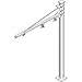 Jib Kit-Heavy Duty Floor Mounted, 50 Lb. Cap. 6 Ft. Swing Boom on 3