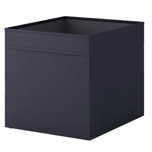 Fabric Storage Box Insert - Black - 33x38x33cm - Foldable and Durable Cube Organizer for Shelves, Closets, and Home Storage, pack of 4