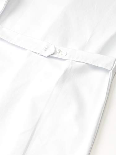 unisex-adult Unisex Knot Button Lab Coat2