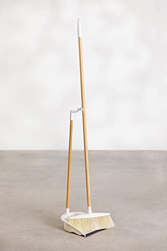 SKLUM Escoba y Recogedor en Madera Jalei -