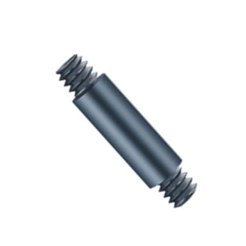 Tubo extensor de trípode de metal portátil con postes de rosca de 1/4 pulgadas para cámaras réflex digitales, estabilidad, fácil de transportar, adaptador roscado