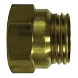 38313 Nut, 1/2 in Tube, Brass (2 Pack)