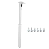 Table Leg Folding Table Leg 28‑43.3in Height Adjustable Table Leg Desk Support Stainless Steel Table Legs for RVs Yachts
