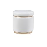 Linon Lexington White Faux...