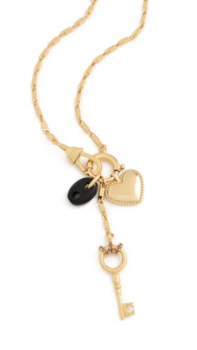 Madewell Women's Bar Watch Chain Charm Necklace, Antique Gold, One