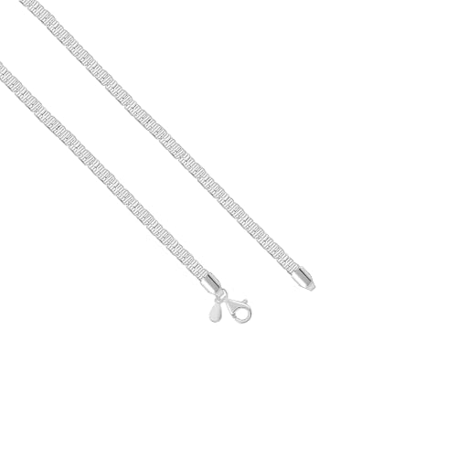 Image of GIVA 925 Silver Valour Chain For Him| Gifts for Mens and Boys| With Certificate of Authenticity and 925 Stamp | 6 Months Warranty
