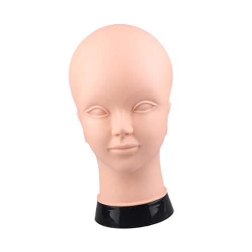 Cabeza de maniquí de maquillaje multifuncional con soporte estable 5