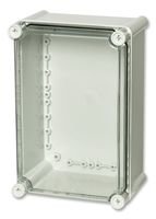 Best Price Square Enclosure, PC, Gry, Clr Lid
