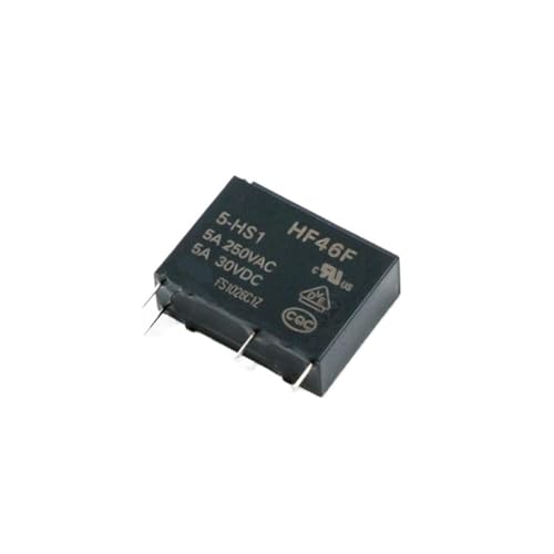 Relais 5V HF46F-5-HS1 Hongfa miniature DC 5V 5A à 4 broches