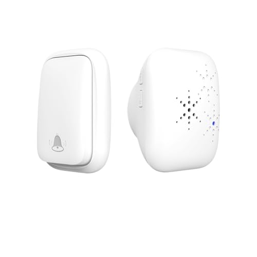 Sonnette avec 38 sonneries et boîtier blanc compact pour prise électrique US - 2