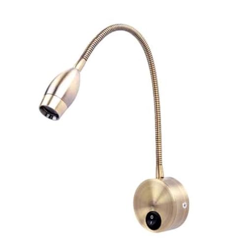 Aplique de pared LED de 3W con brazo de rotación e interruptor integrado 2
