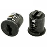 (Black) Replacement Lock Core for Trendway M192