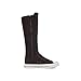 Woman Boots Mid Calf Knee High Tall Zipper High Lace up Stylish Punk Flat Sneaker Boots Shoes for Girls