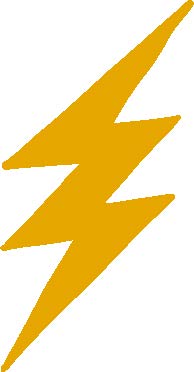hBARSCI Lightning Bolt Vinyl Decal - 5 Inches - for Cars, Trucks, Windows, Laptops, Tablets, Outdoor-Grade 2.5mil Thick Vinyl - Mustard