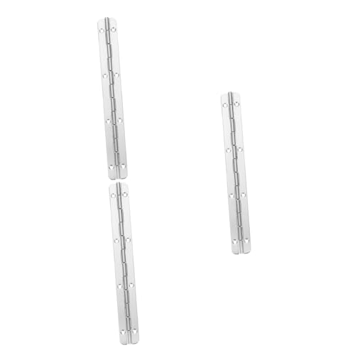CIYODO 3pcs DIY Project Hinge Jewelry Case Hinge Long Piano Wooden Smooth Surface