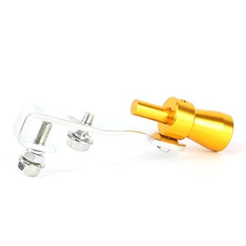 METKOOL Simulateur Universel d'échappement Turbo Tuyau de sifflet Tuyau Silfler Souffler Le coiffage de la Voiture (Color : Yellow-S) Cover