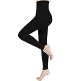 Blahhey L Compression Pantyhose for Women & Men, Footless Compression Stockings,  15-20 mmHg Support, Black.