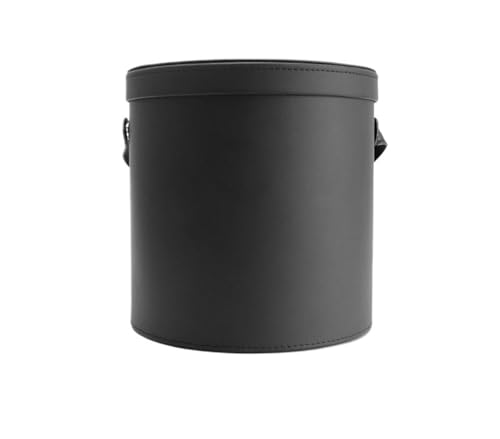 Bote de basura para coche universal negro, cesto de basura portátil y organizador impermeable