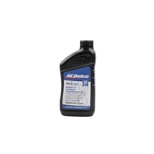 ACDelco GM Original Equipment 10-9243 (88865549) Dexron VI Full Synthetic Automatic Transmission Fluid - 1 qt