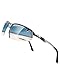 Jexmigo Men's Photochromic Polarised Sunglasses Women's – Light-Adaptive UV400 Driving Glasses,Anti-Glare Retro Eyewear, Lightweight 19g Square Frame for Outdoor Travel (Polarised Gray)