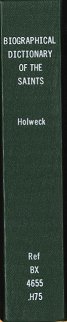 Hardcover Biographical Dictionary of the Saints Book